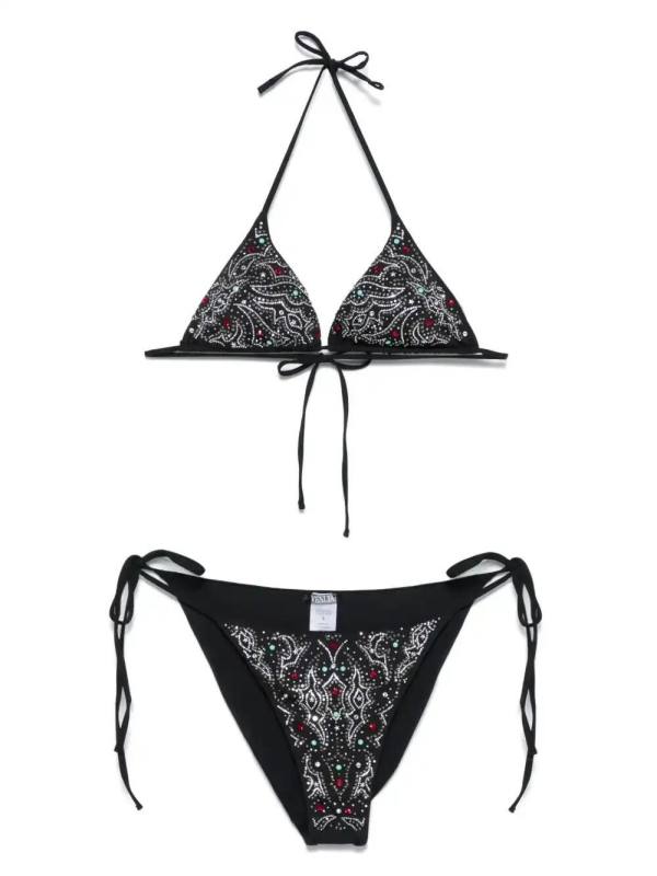 crystal-embellished bikini