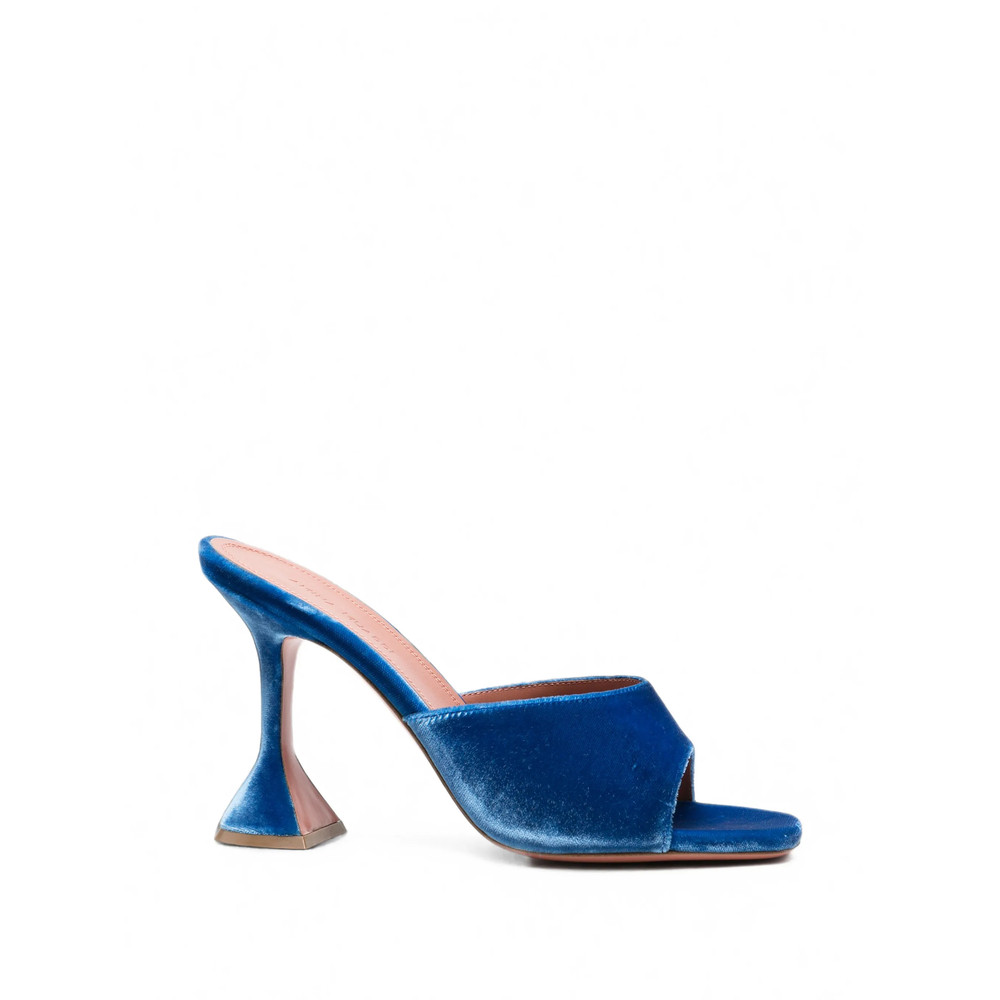 Amina Muaddi Lupita Suede Sandals