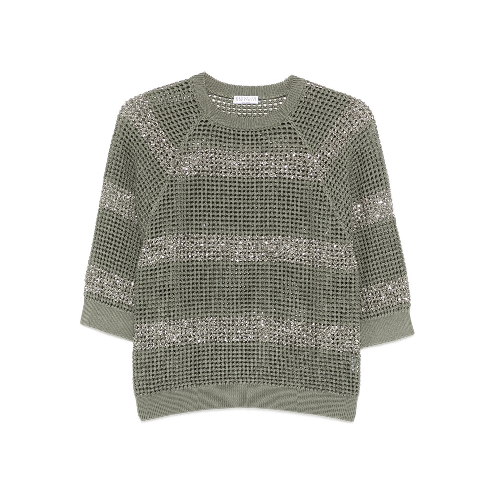 Brunello Cucinelli Sequin-embellished Jumper