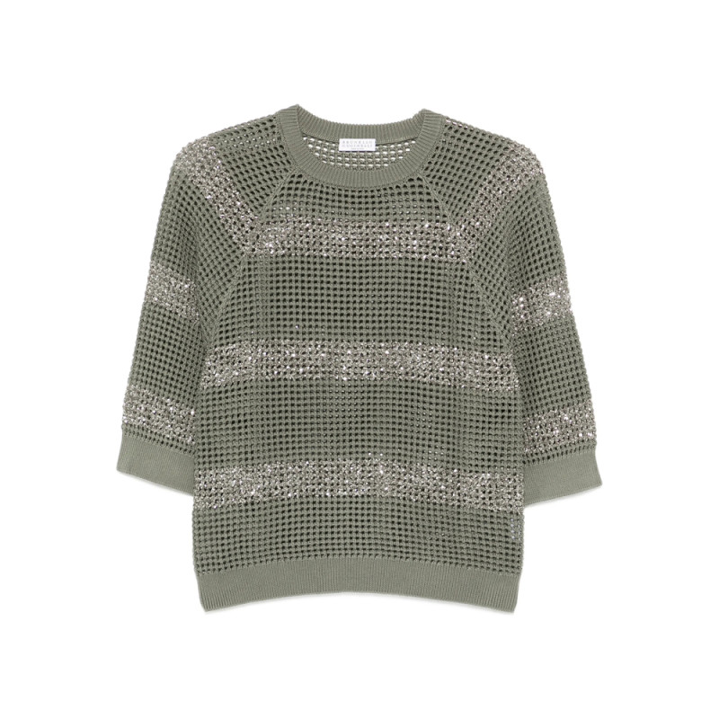 Brunello Cucinelli Sequin-embellished Jumper