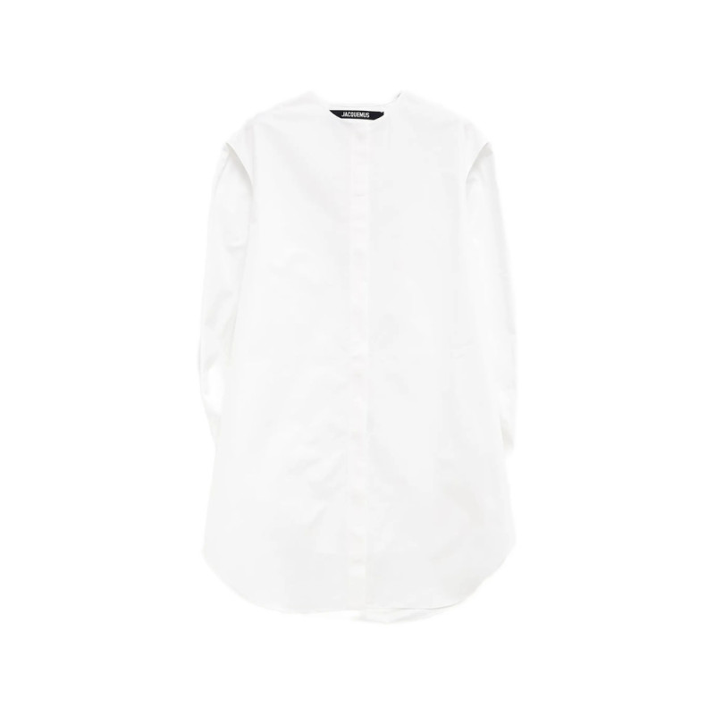 Jacquemus Berlingot Gathered Shirt Dress