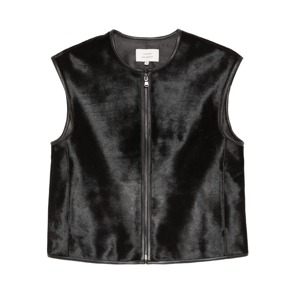 Lou Lou De Saison Sleeveless Zip-front Vest