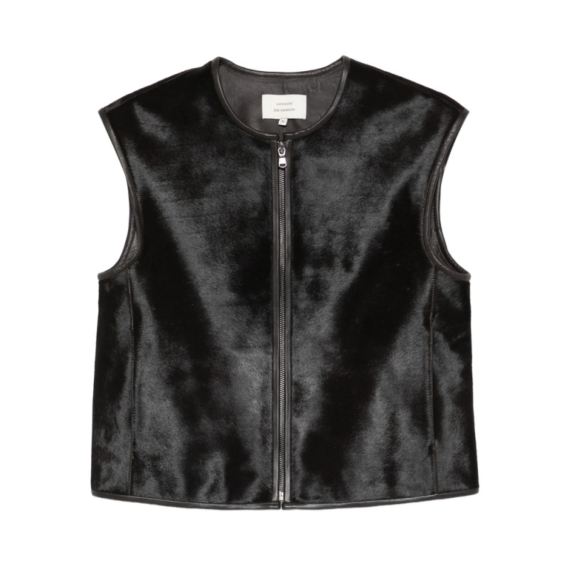 Lou Lou De Saison Sleeveless Zip-front Vest