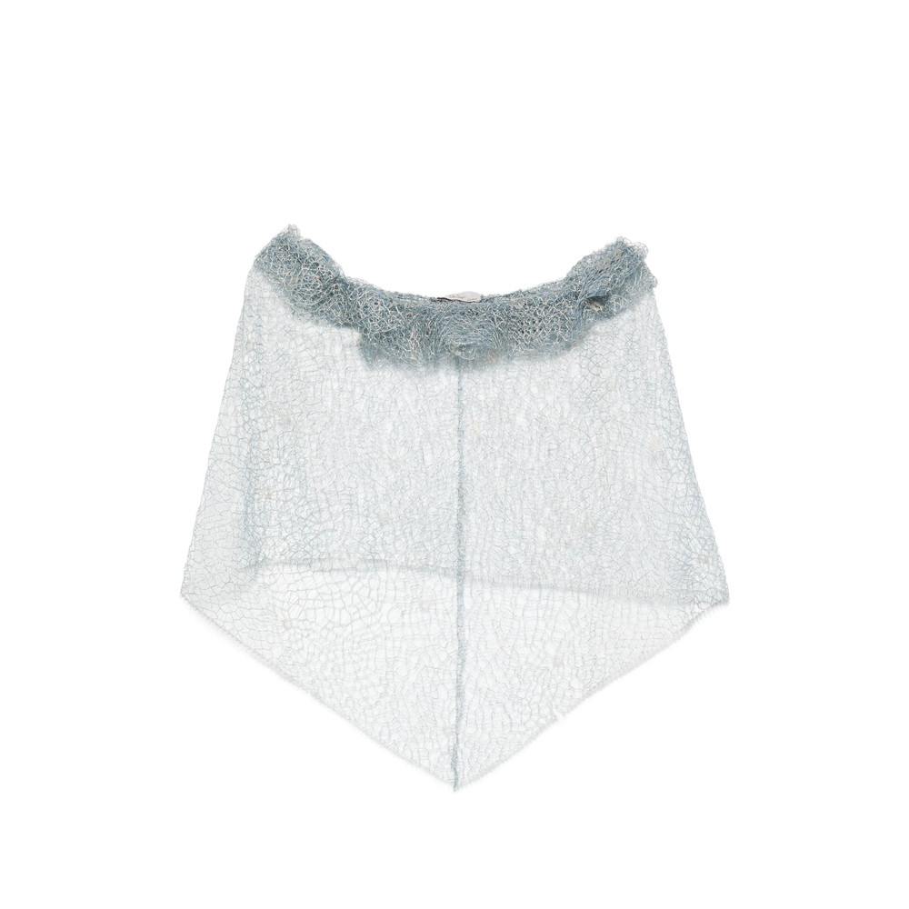 Fely Campo Ruffled Cape