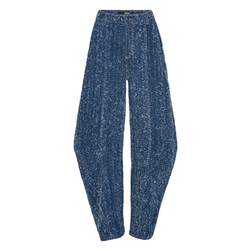 Rotate Bubble-hem Loose-fit Pants