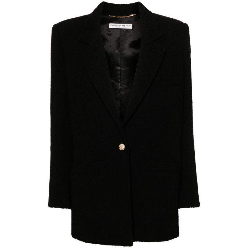 Alessandra Rich Tweed Blazer