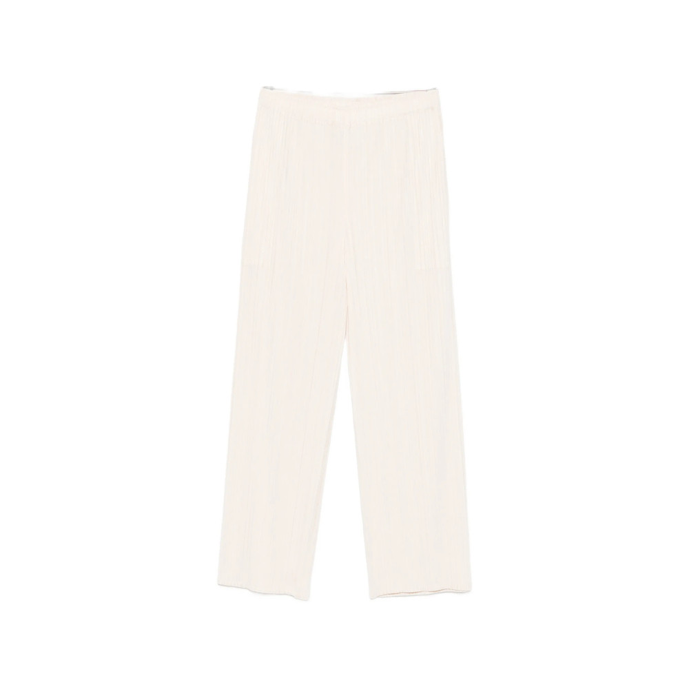 Pleats Please Pleated Cropped Trousers