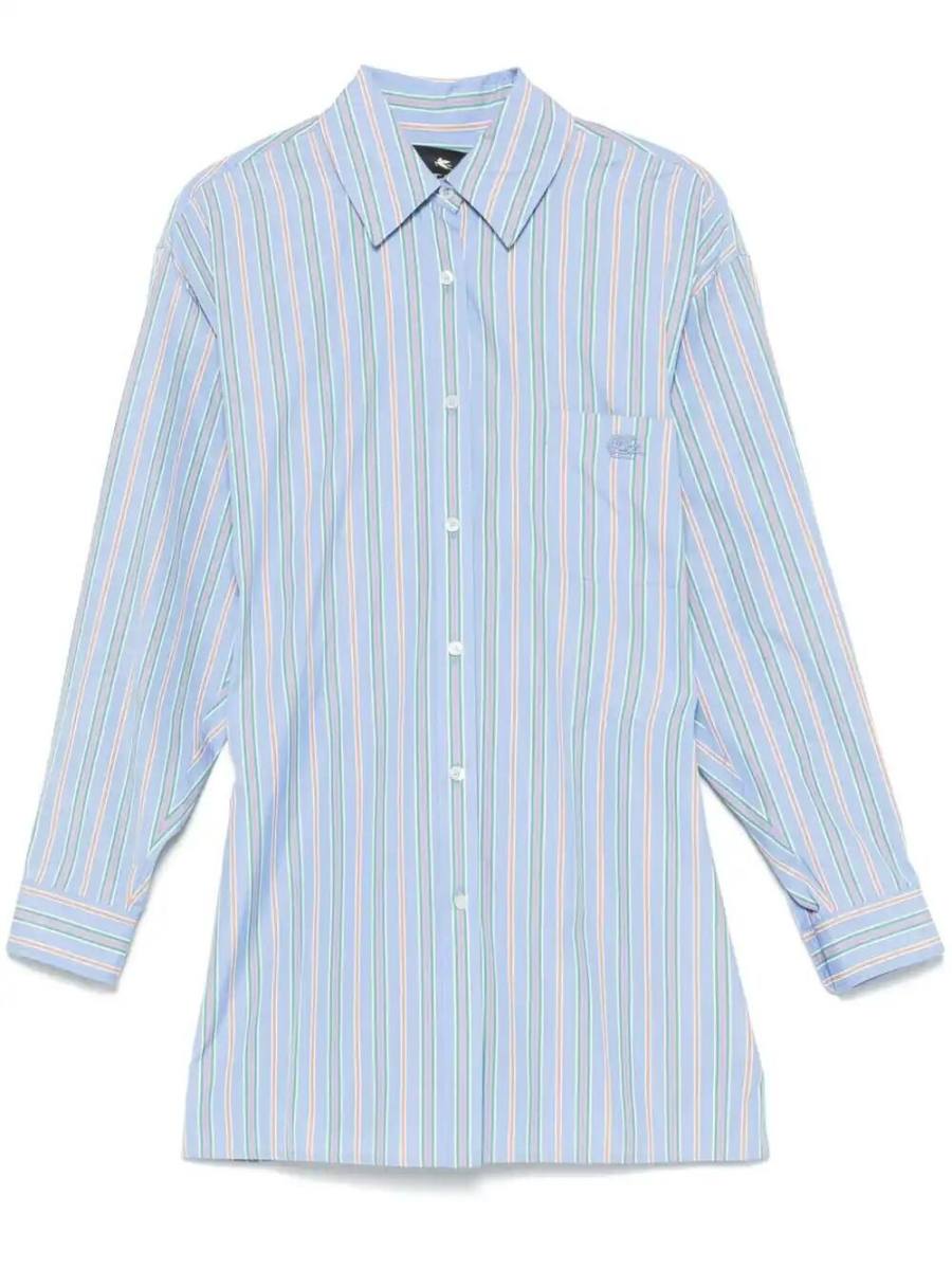 knot-detail shirt