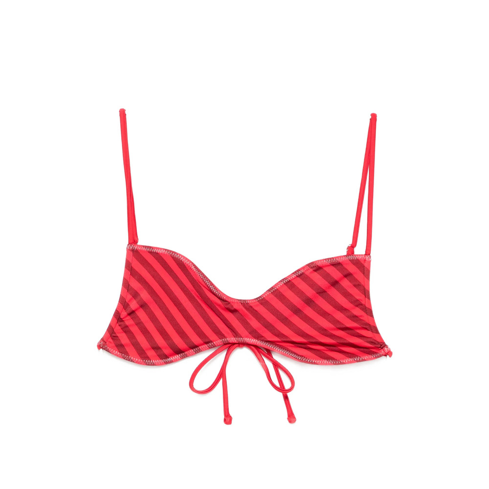 Frankies Bikinis X Jennie Magnolia Striped Bikini Top