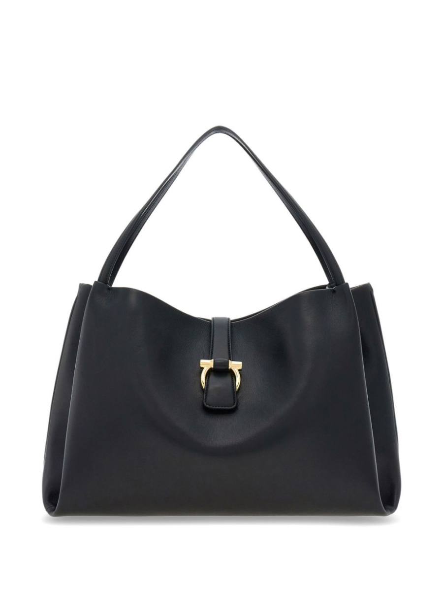 medium Gancini clasp tote bag