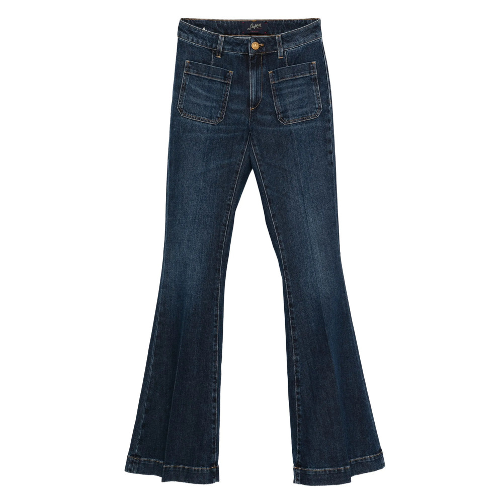 Seafarer Capucine Flap-pocket Bootcut Jeans
