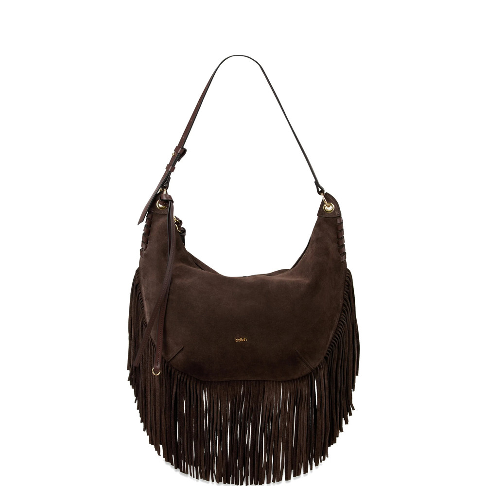 Ba & sh Fringes Suede Tote Bag