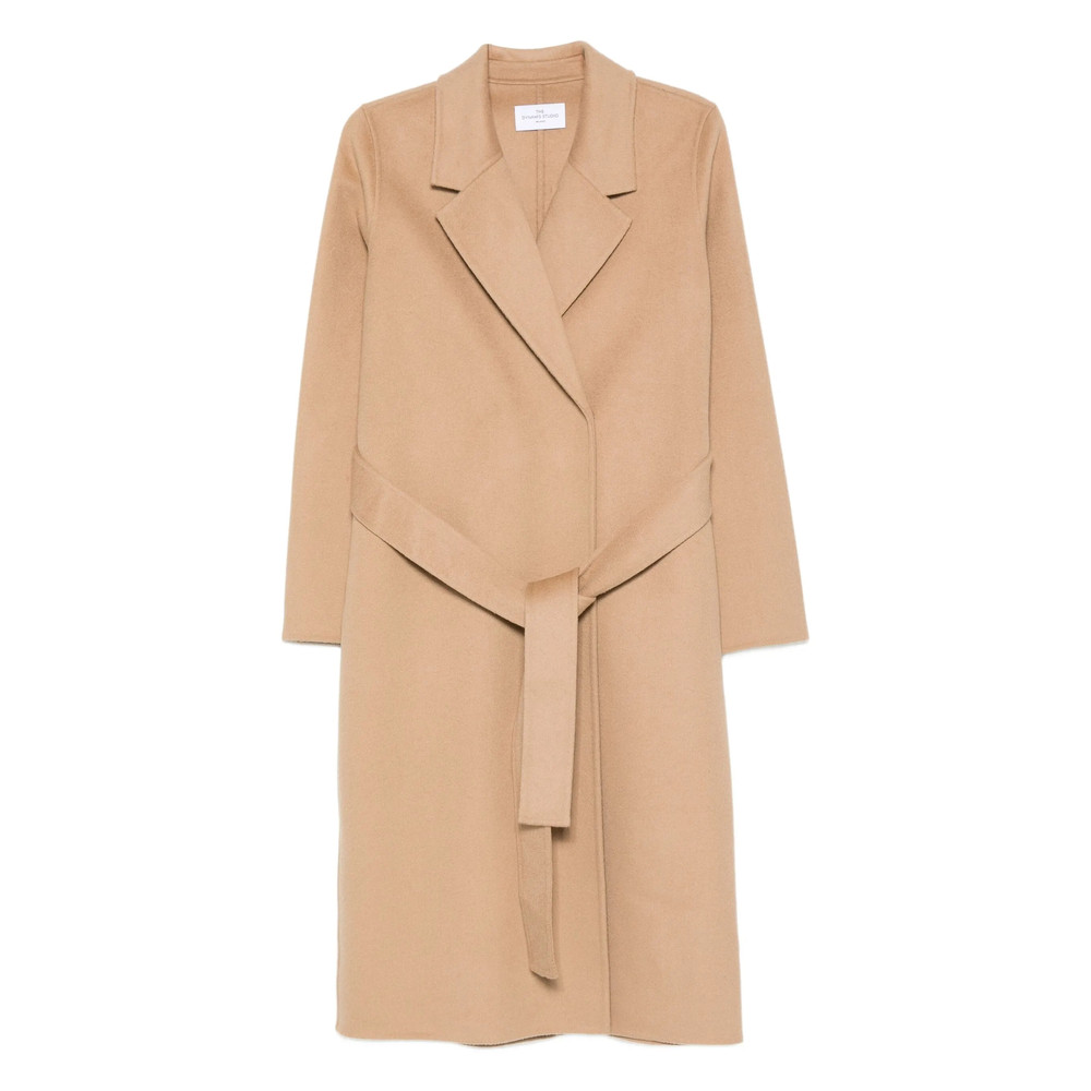 The Dynamis Studio Belted Long-sleeved Coat