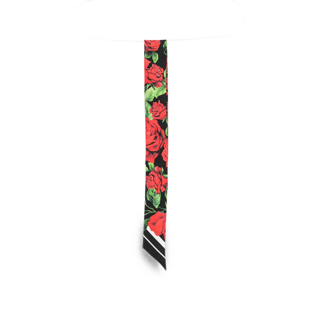 Dolce & Gabbana Rose-print Scarf