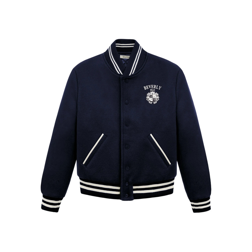 Sporty & Rich Striped Embroidered Jacket