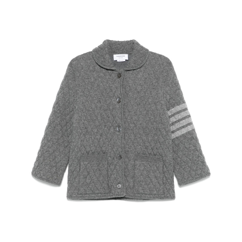 Thom Browne 4 Bar Stripes Quilted Jacket
