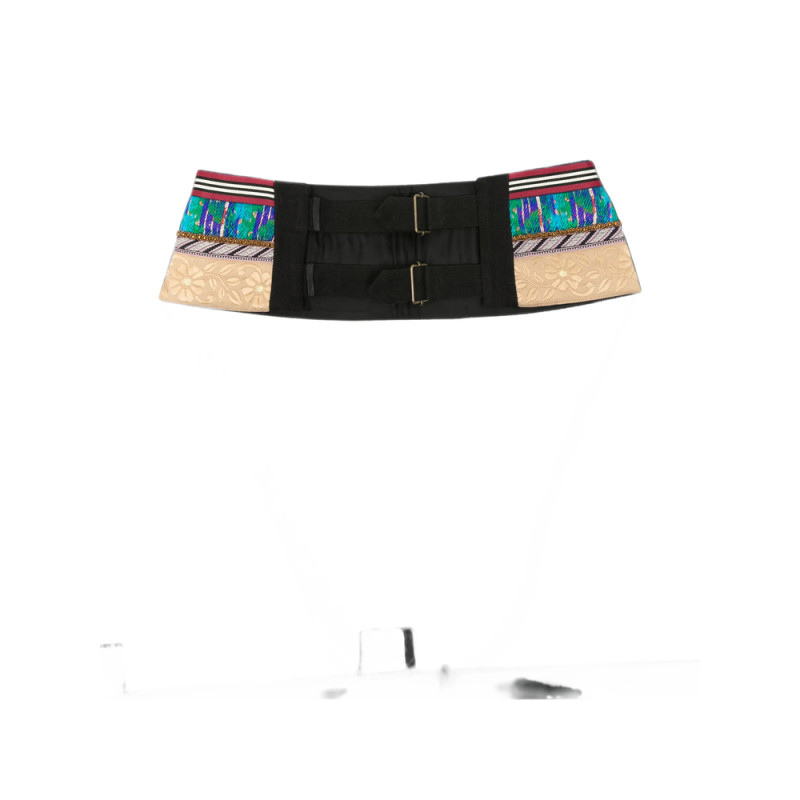 Dries Van Noten Floral-embroidered Belt
