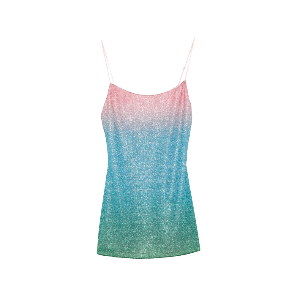 Oséree Lumière Lurex-knit Mini Dress
