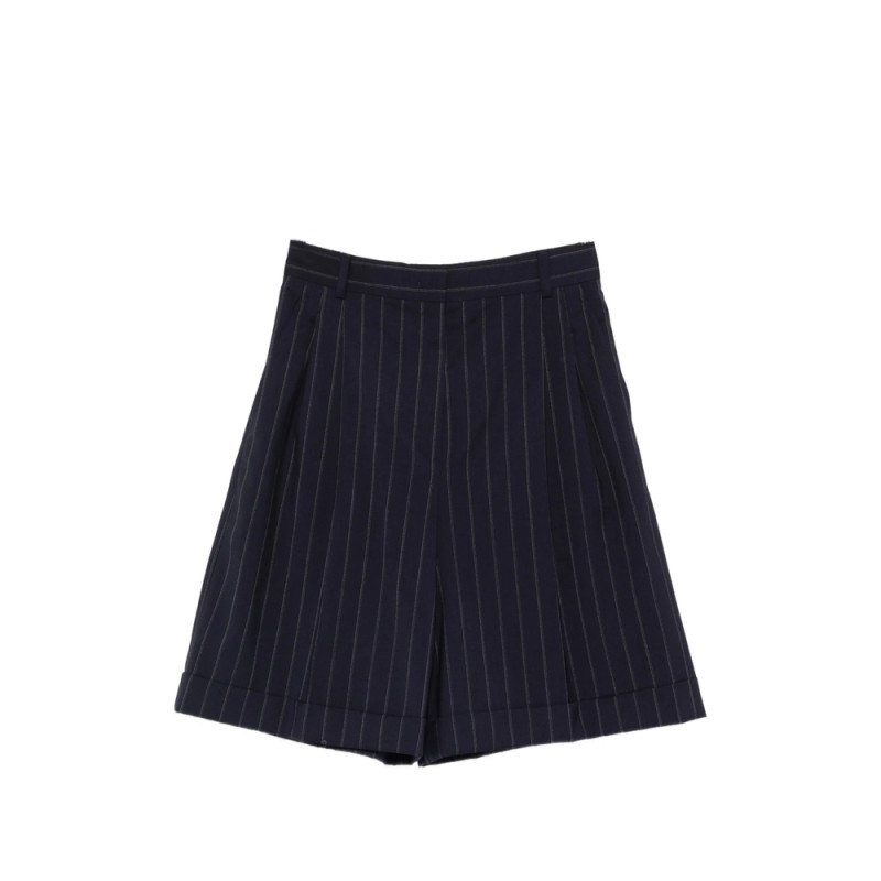 Max Mara Studio Mstere Pinstripe Shorts
