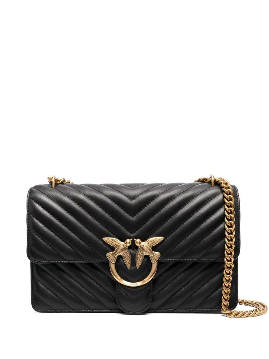 Classic Icon chevron-quilted Love-bag