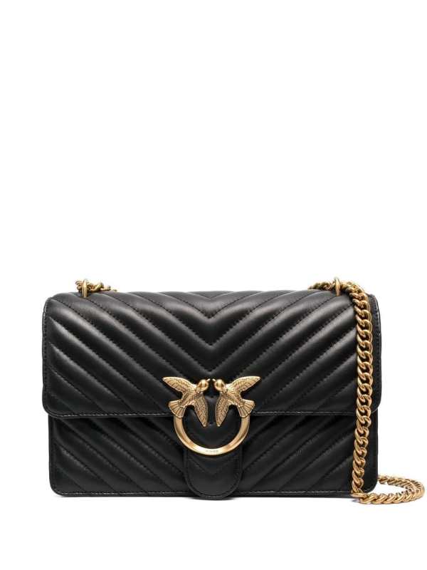 Classic Icon chevron-quilted Love-bag