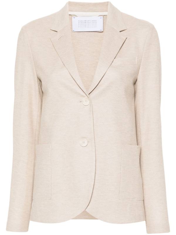 honeycomb double-breasted blazer