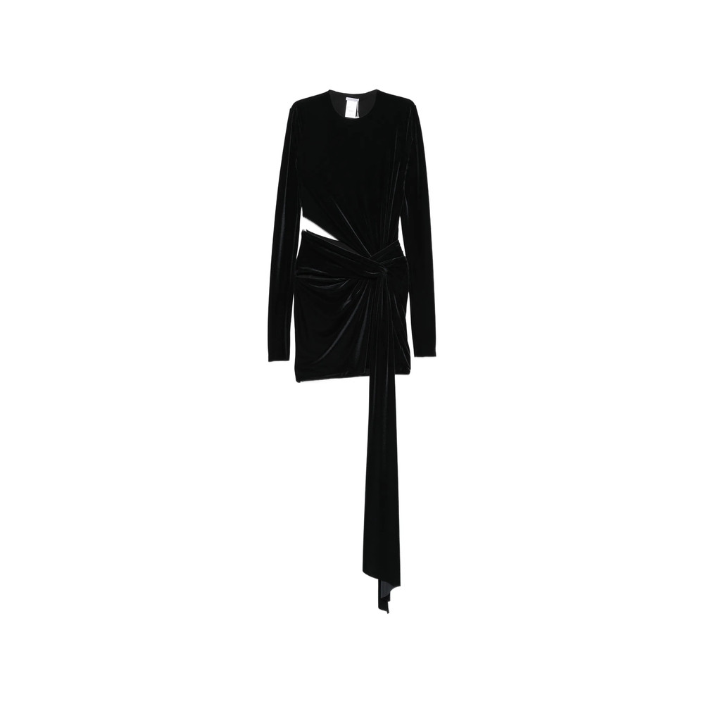 Amazuin Anouk Velvet Cut-out Mini Dress