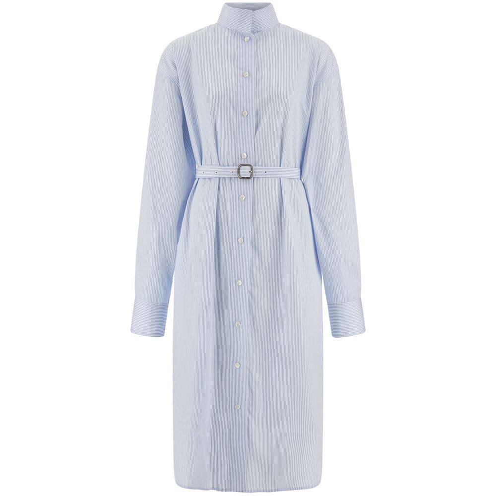 Ferragamo Striped Shirt Dress
