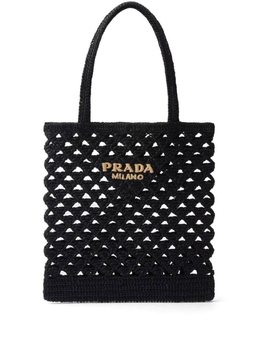 woven crochet tote bag