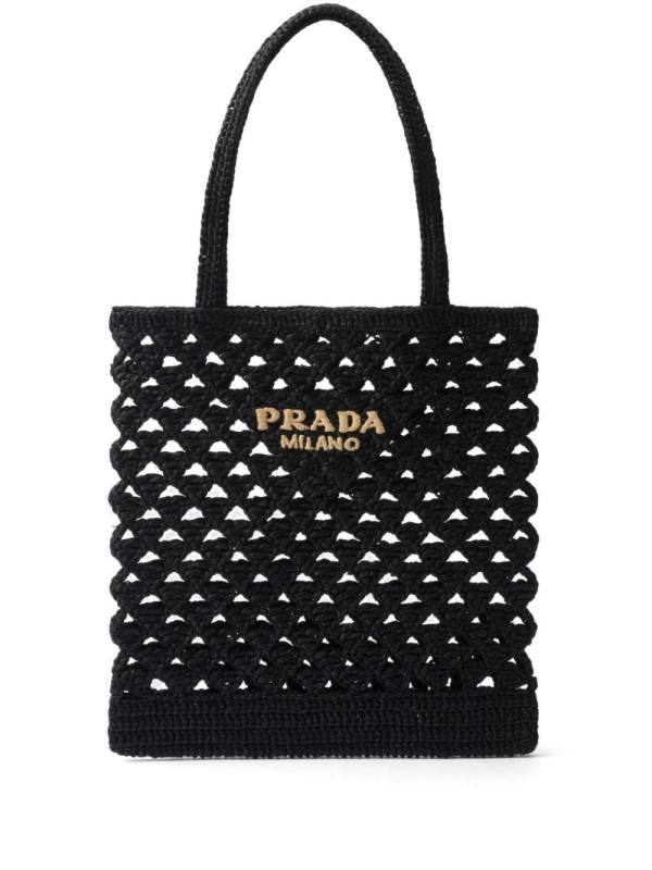 woven crochet tote bag