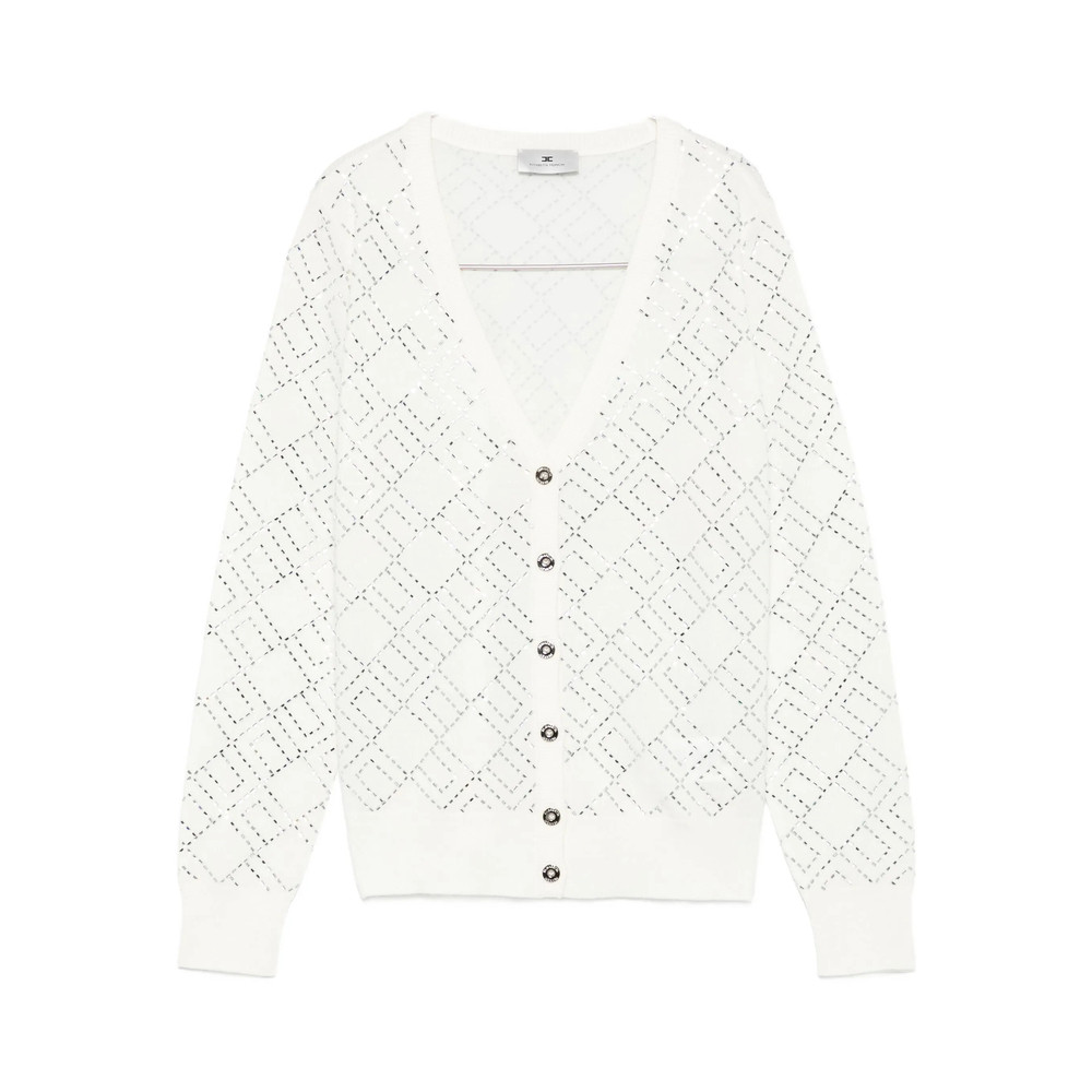 Elisabetta Franchi Geometric-pattern Cardigan