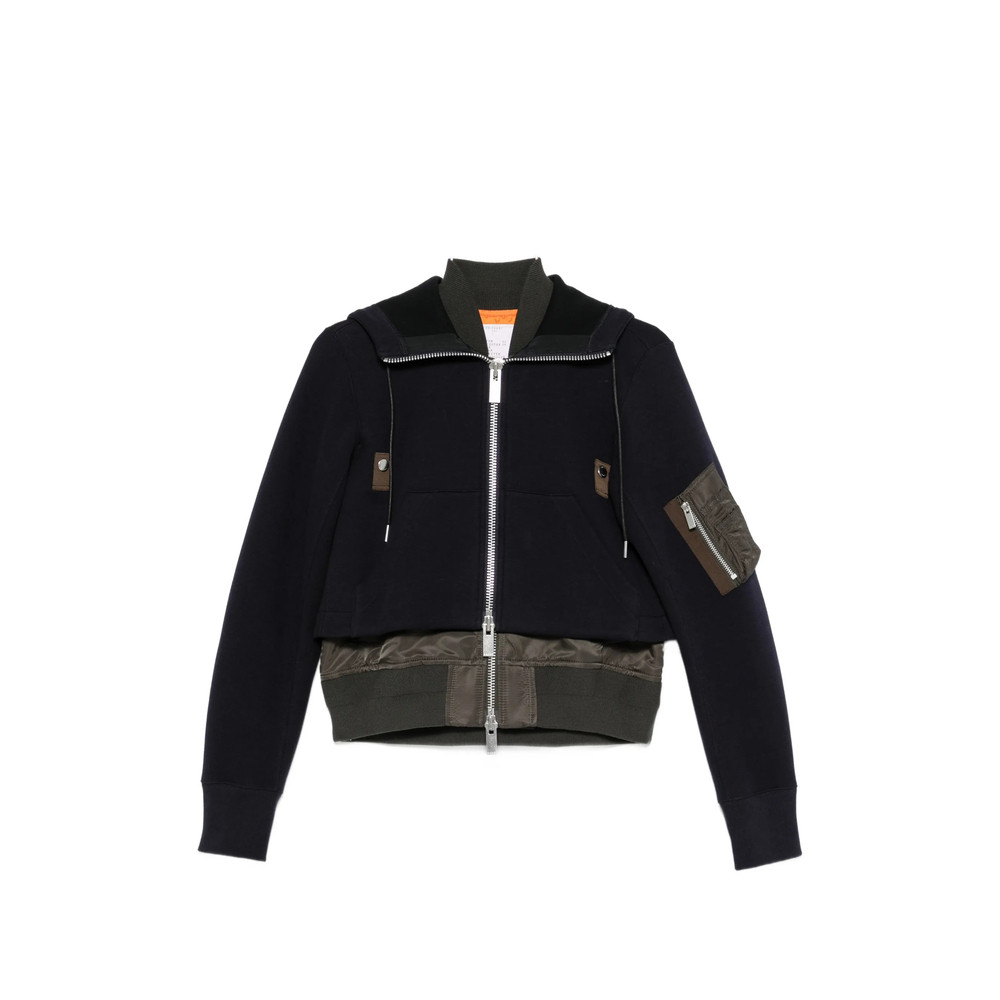 Sacai Panelled Layered-effect Jacket