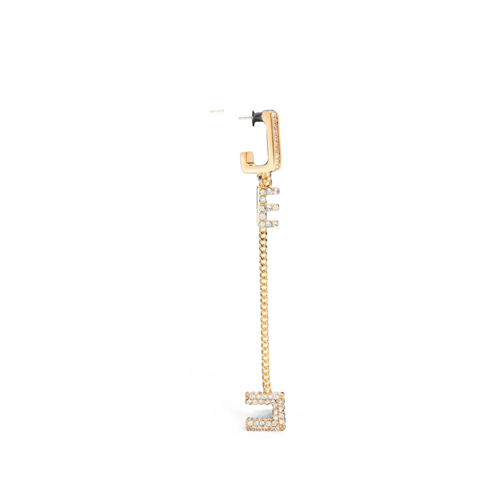 Elisabetta Franchi Crystal-embellished Drop Earrings