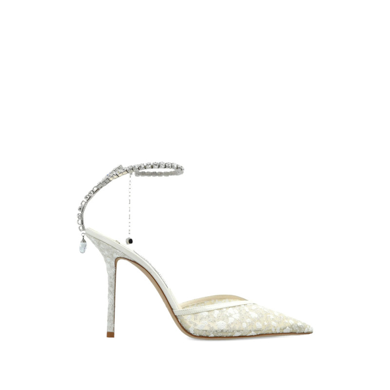 Jimmy Choo Saeda Crystal-embellished Pumps