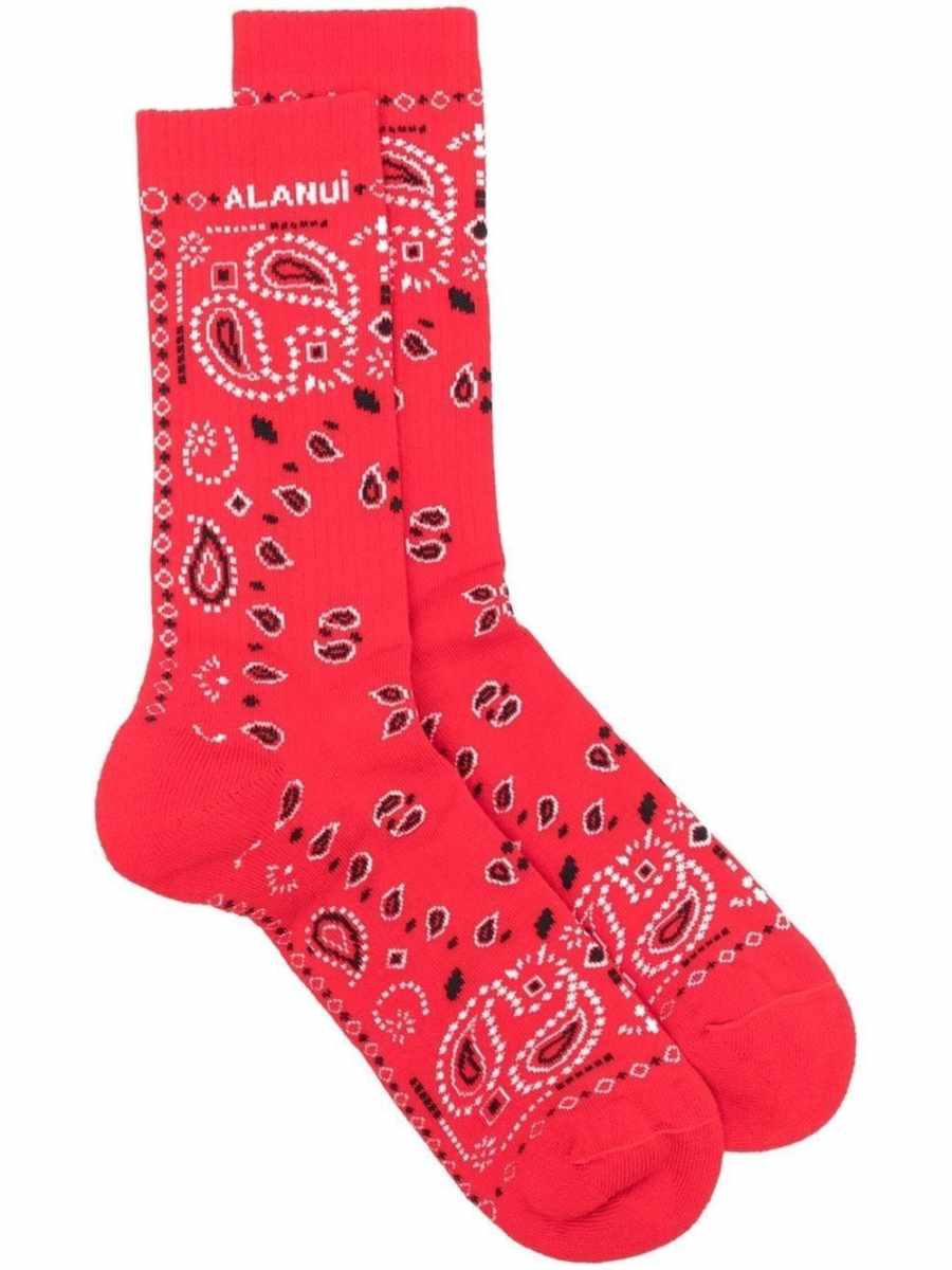 Bandana print ankle socks