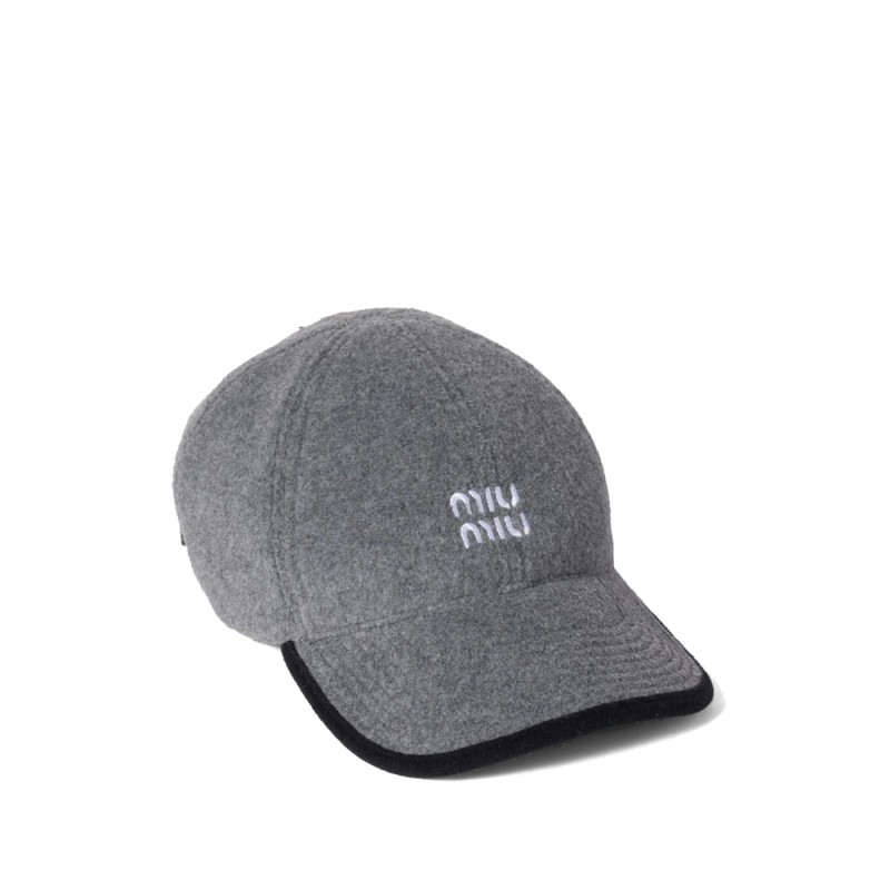 Miu Miu Fleece Baseball Cap