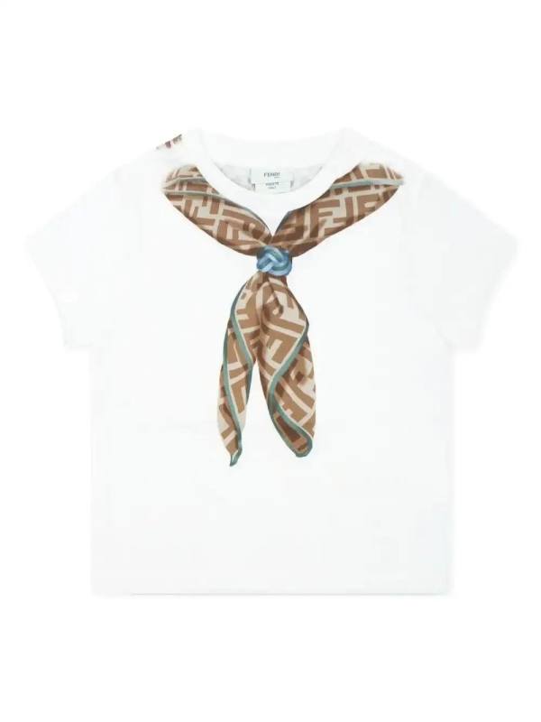trompe l'oeil-print T-shirt