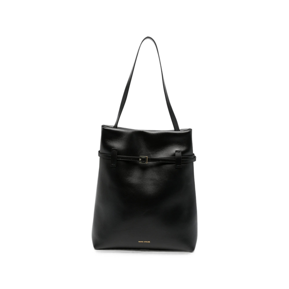 Manu Atelier Buckle-detail Leather Tote Bag