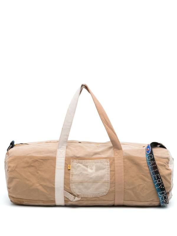 paint splatter-detail travel bag