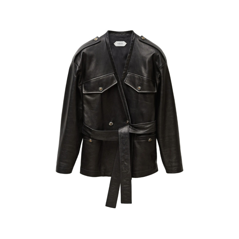 Versace Leather Blouson