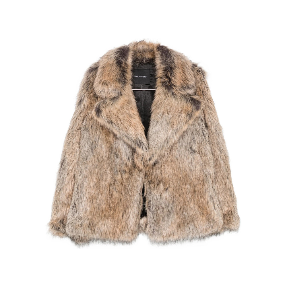 Thelaurent Faux-fur Notched-collar Jacket