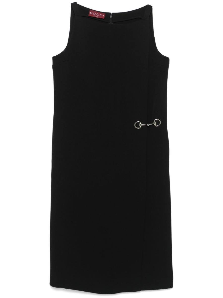 Horsebit midi dress