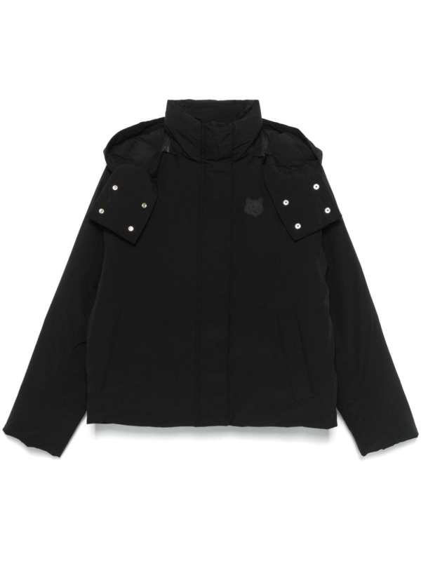 fox-patch puffer jacket