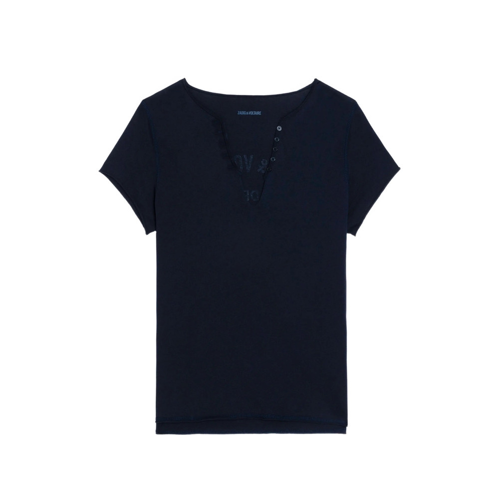Zadig & Voltaire Button Graphic T-shirt