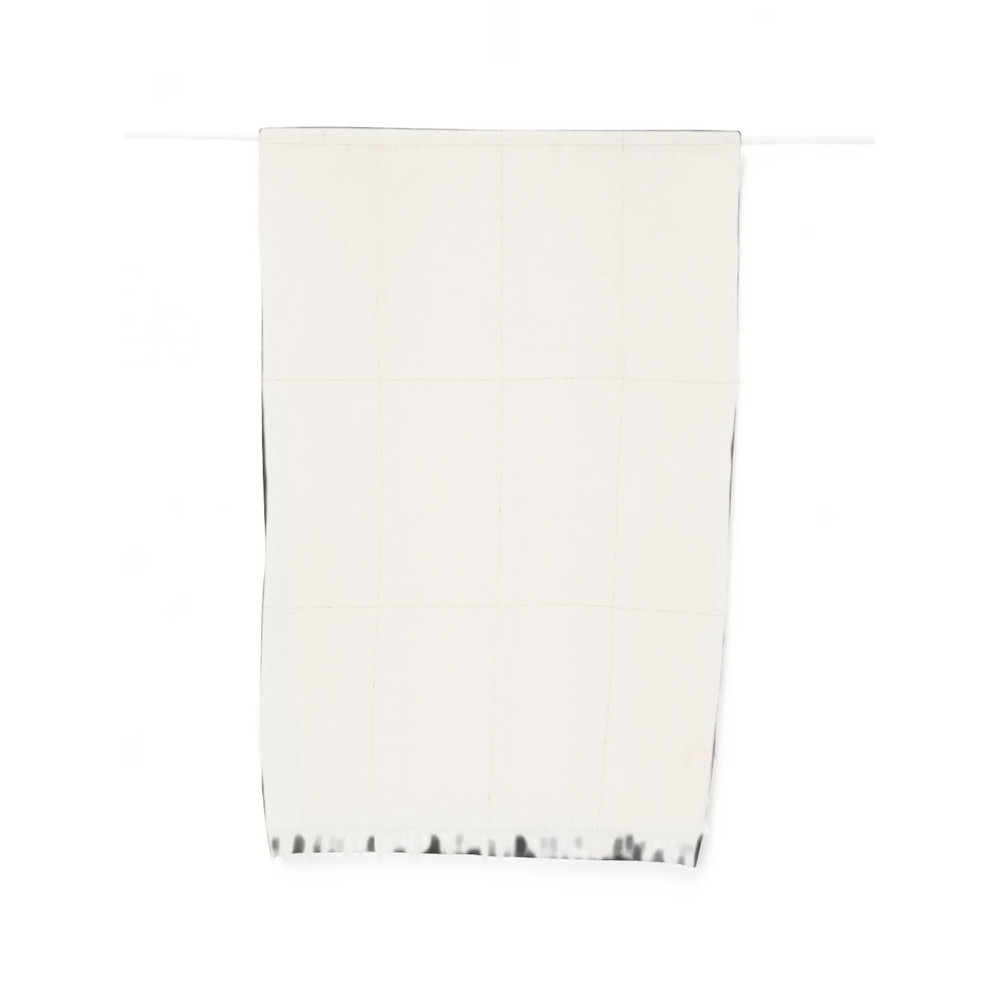 D'aniello Check Fringed Scarf