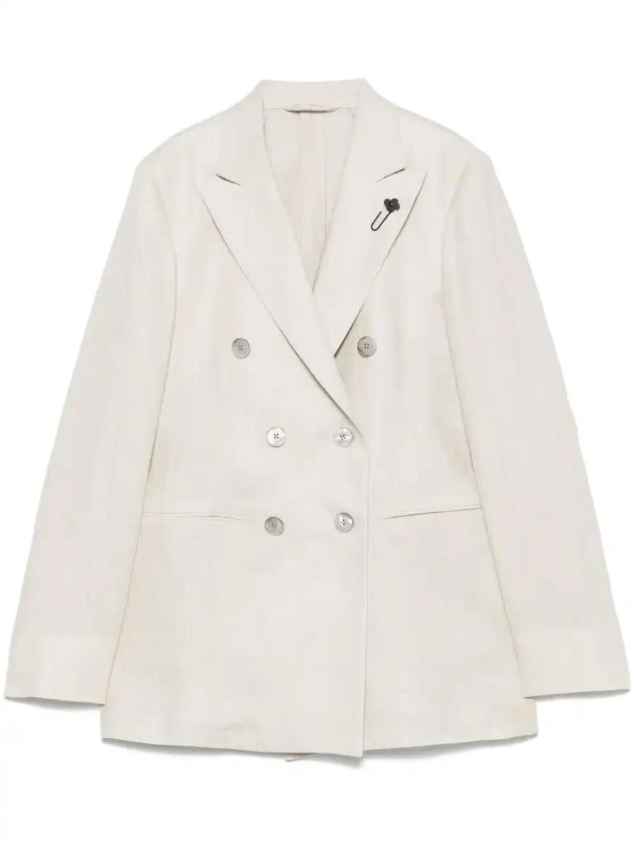 double-breasted blazer