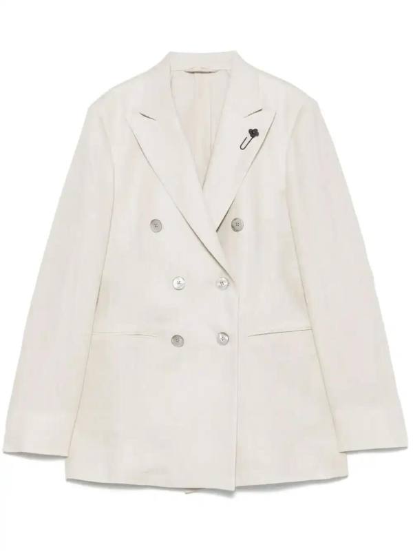 double-breasted blazer