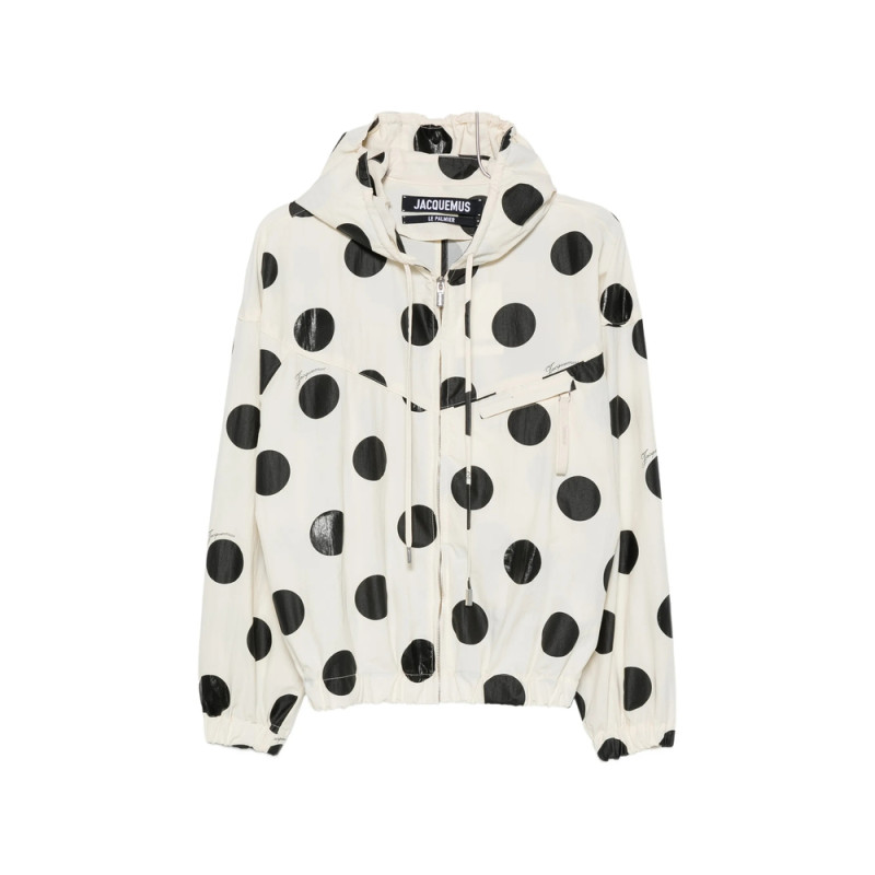 Jacquemus Polka-dot Hooded Jacket