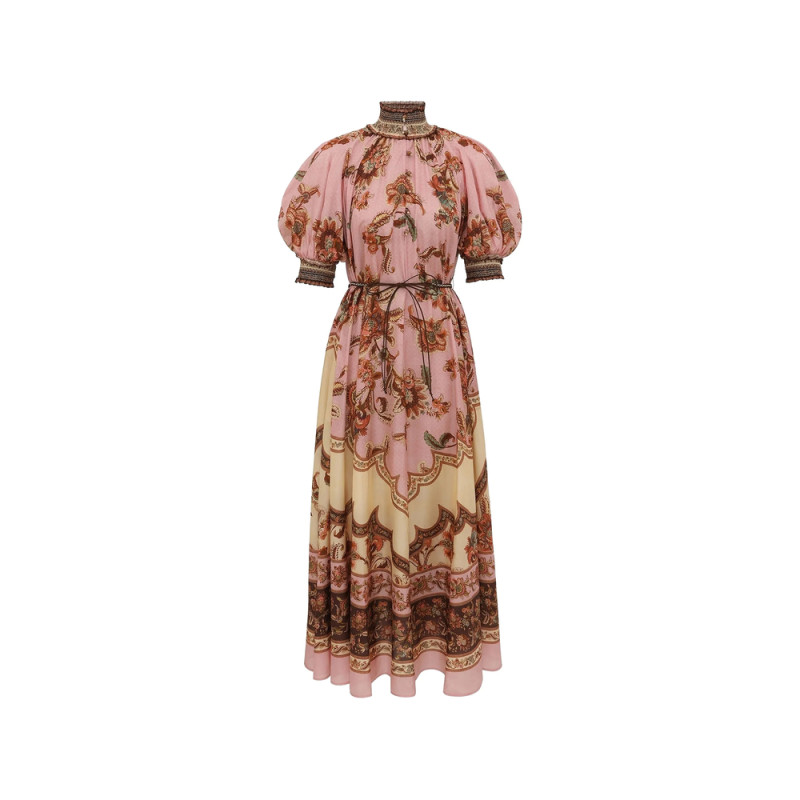 Zimmermann Aster Billow Floral-print Dress