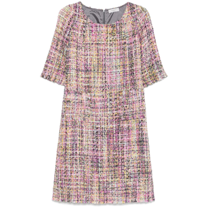 Charlott Tweed Midi Dress